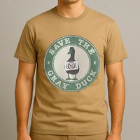 Save The Gray Duck Funny Save The Gray Duck Humor No Goose T-Shirt