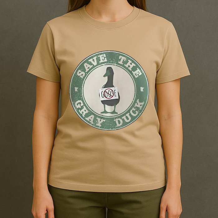 Save The Gray Duck Funny Save The Gray Duck Humor No Goose T-Shirt