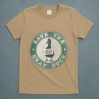 Save The Gray Duck Funny Save The Gray Duck Humor No Goose T-Shirt