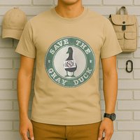 Save The Gray Duck Funny Save The Gray Duck Humor No Goose T-Shirt