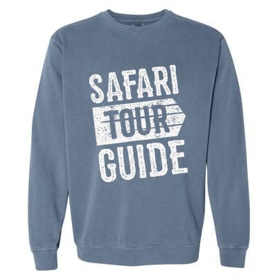 Safari Tour Guide Funny Halloween Costume Garment-Dyed Sweatshirt