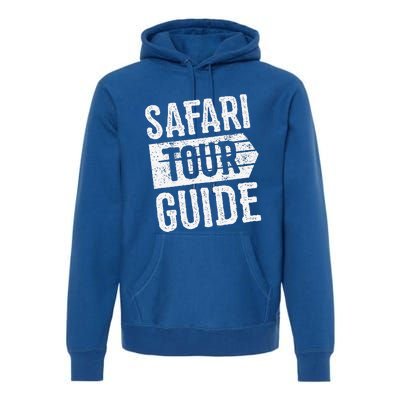 Safari Tour Guide Funny Halloween Costume Premium Hoodie