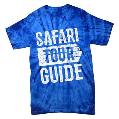 Safari Tour Guide Funny Halloween Costume Tie-Dye T-Shirt