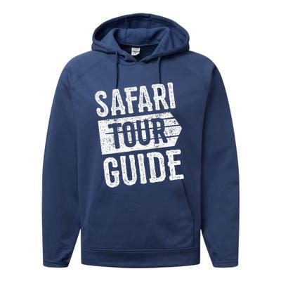 Safari Tour Guide Funny Halloween Costume Performance Fleece Hoodie