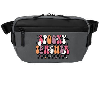 Spooky Teacher Groovy Trick Or Teach Halloween Teacher Gifts Crossbody Pack