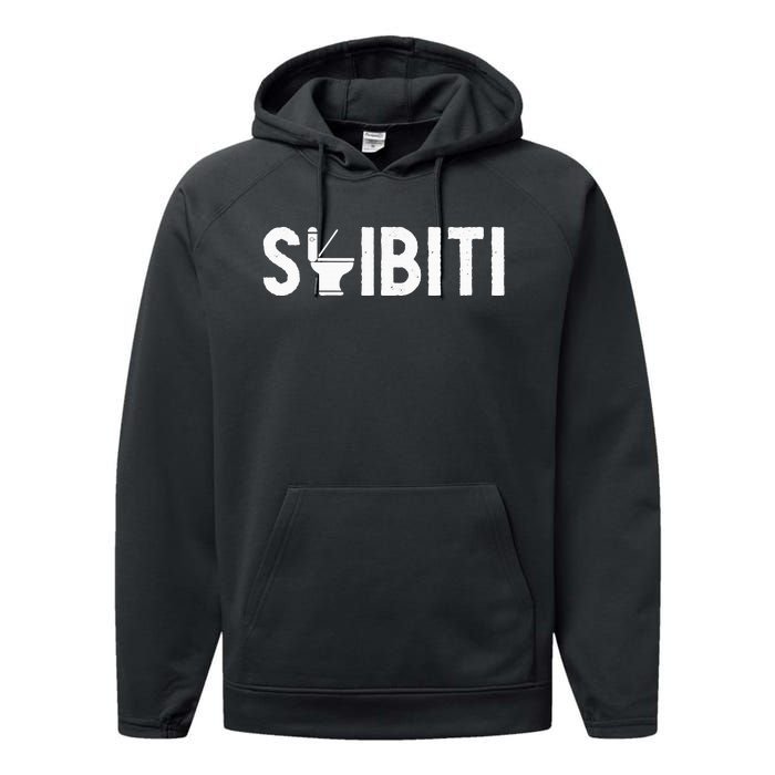 Skibiti Toilet Gen Alpha Slang Meme Skibiti Ohio Rizzler Performance Fleece Hoodie