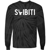 Skibiti Toilet Gen Alpha Slang Meme Skibiti Ohio Rizzler Tie-Dye Long Sleeve Shirt