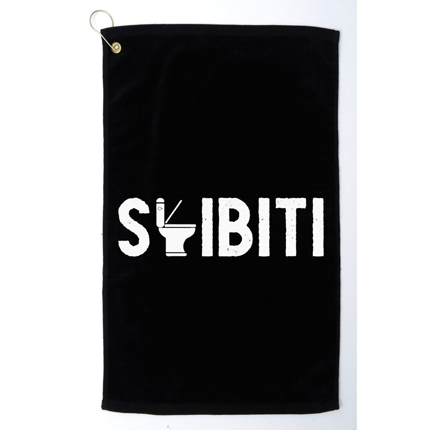 Skibiti Toilet Gen Alpha Slang Meme Skibiti Ohio Rizzler Golf Towel