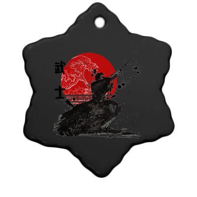 Samurai The Ghost Design Ceramic Star Ornament