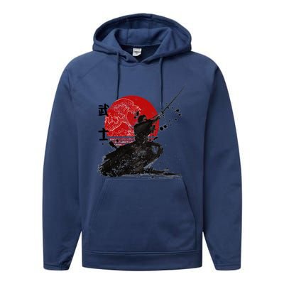 Samurai The Ghost Design Performance Fleece Hoodie