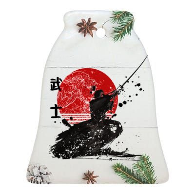 Samurai The Ghost Design Ceramic Bell Ornament