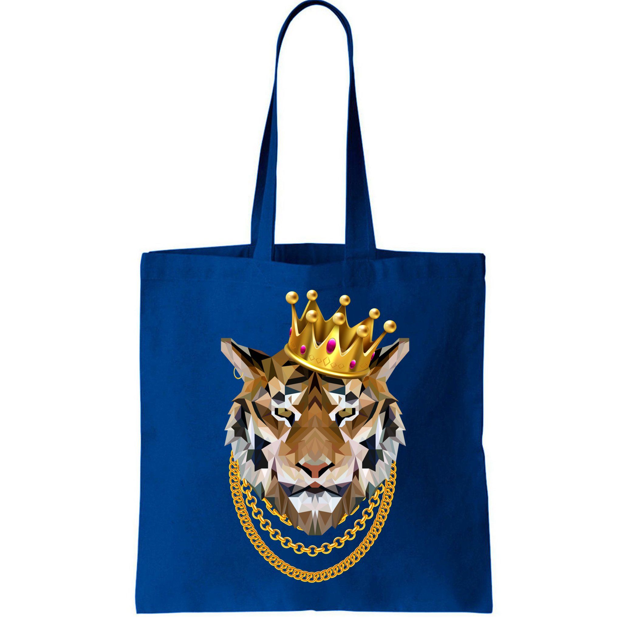 Siberian Tiger Gangster Golden Crown King Chain Gift Bag
