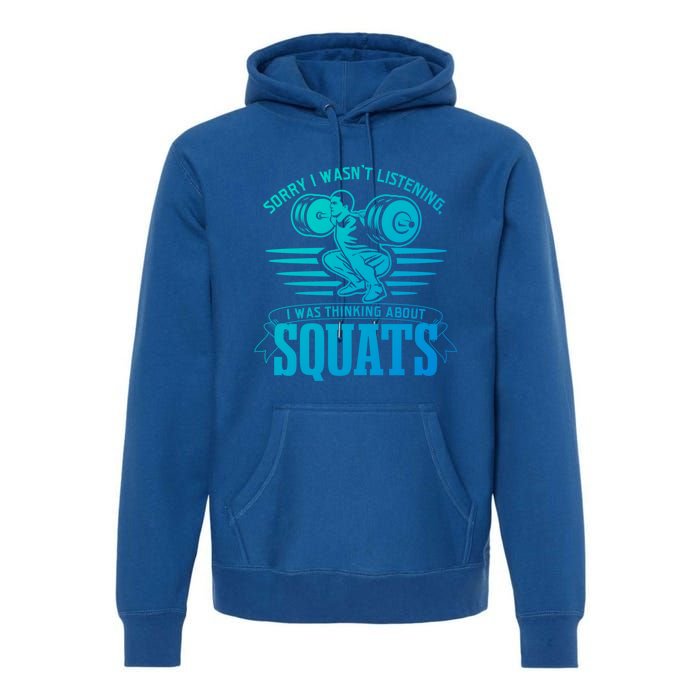 Strength Training Gym Powerlifting Squats Cool Gift Premium Hoodie