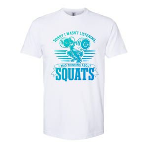 Strength Training Gym Powerlifting Squats Cool Gift Softstyle CVC T-Shirt