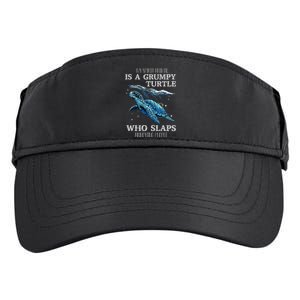 Sea Turtle Gifts For Her My Spirit Animal Is A Grumpy Turtle Adult Drive Performance Visor