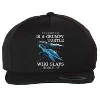 Sea Turtle Gifts For Her My Spirit Animal Is A Grumpy Turtle Wool Snapback Cap