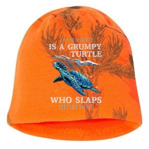 Sea Turtle Gifts For Her My Spirit Animal Is A Grumpy Turtle Kati - Camo Knit Beanie