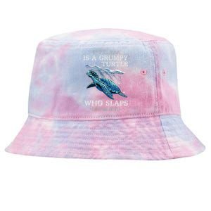 Sea Turtle Gifts For Her My Spirit Animal Is A Grumpy Turtle Tie-Dyed Bucket Hat