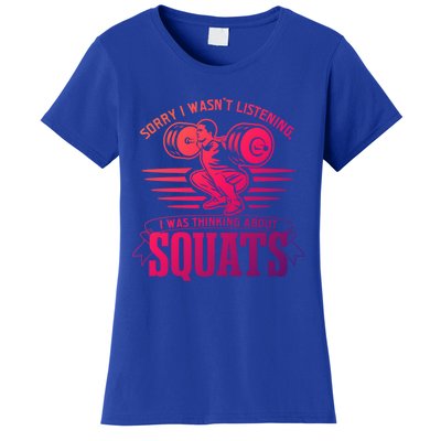 Strength Training Gym Powerlifting Squats Cool Gift Women's T-Shirt