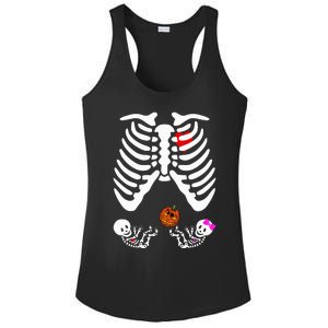 Skeleton Twins Girl Boy Pregnancy Halloween Costume Ladies PosiCharge Competitor Racerback Tank