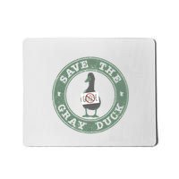 Save The Gray Duck Mousepad