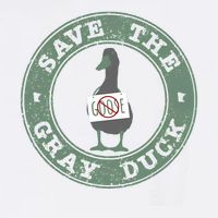 Save The Gray Duck Mousepad