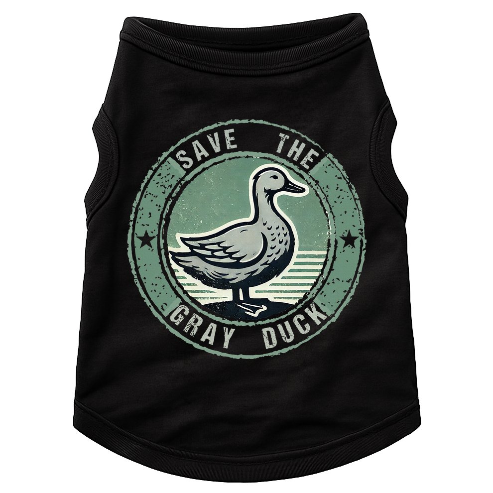 Save The Gray Duck Doggie Tank