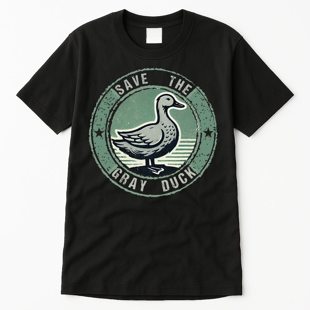 Save The Gray Duck Tall T-Shirt