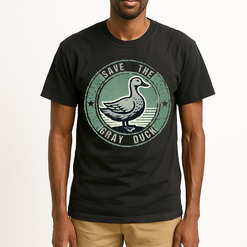 Save The Gray Duck Tall T-Shirt