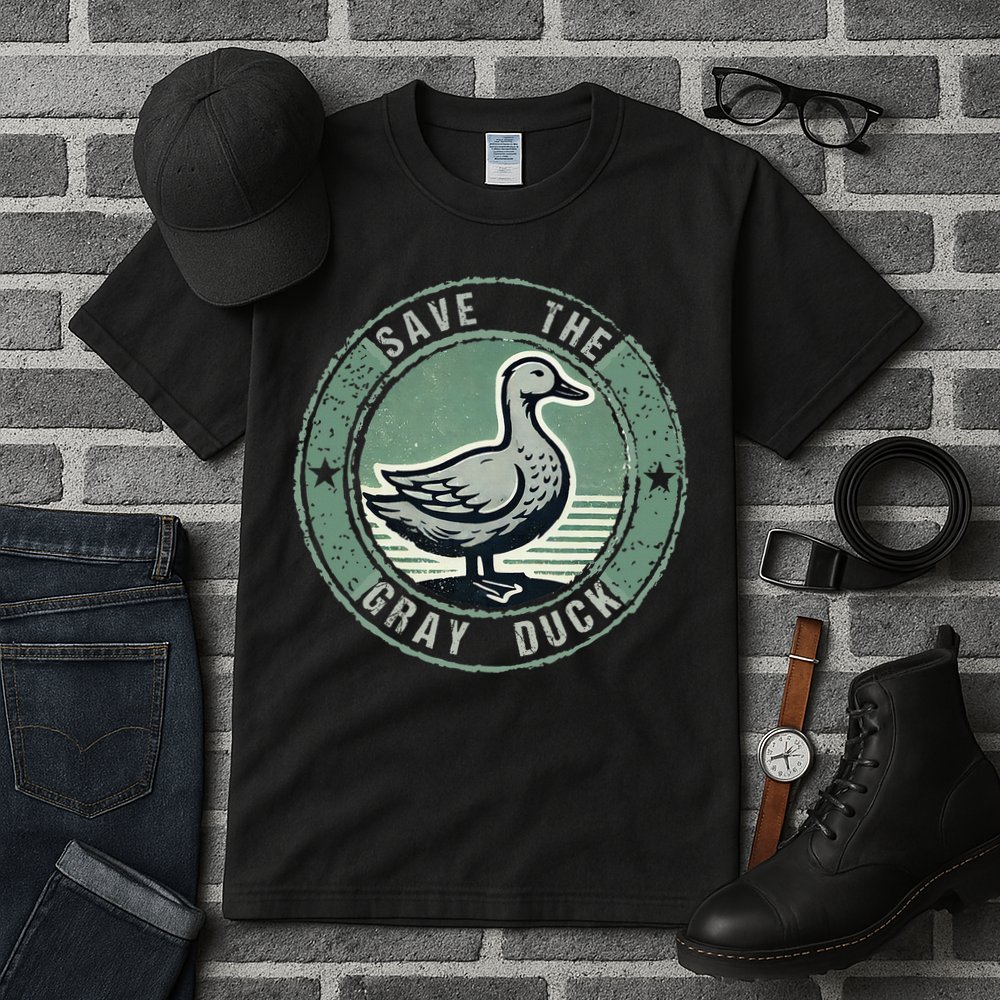 Save The Gray Duck Tall T-Shirt