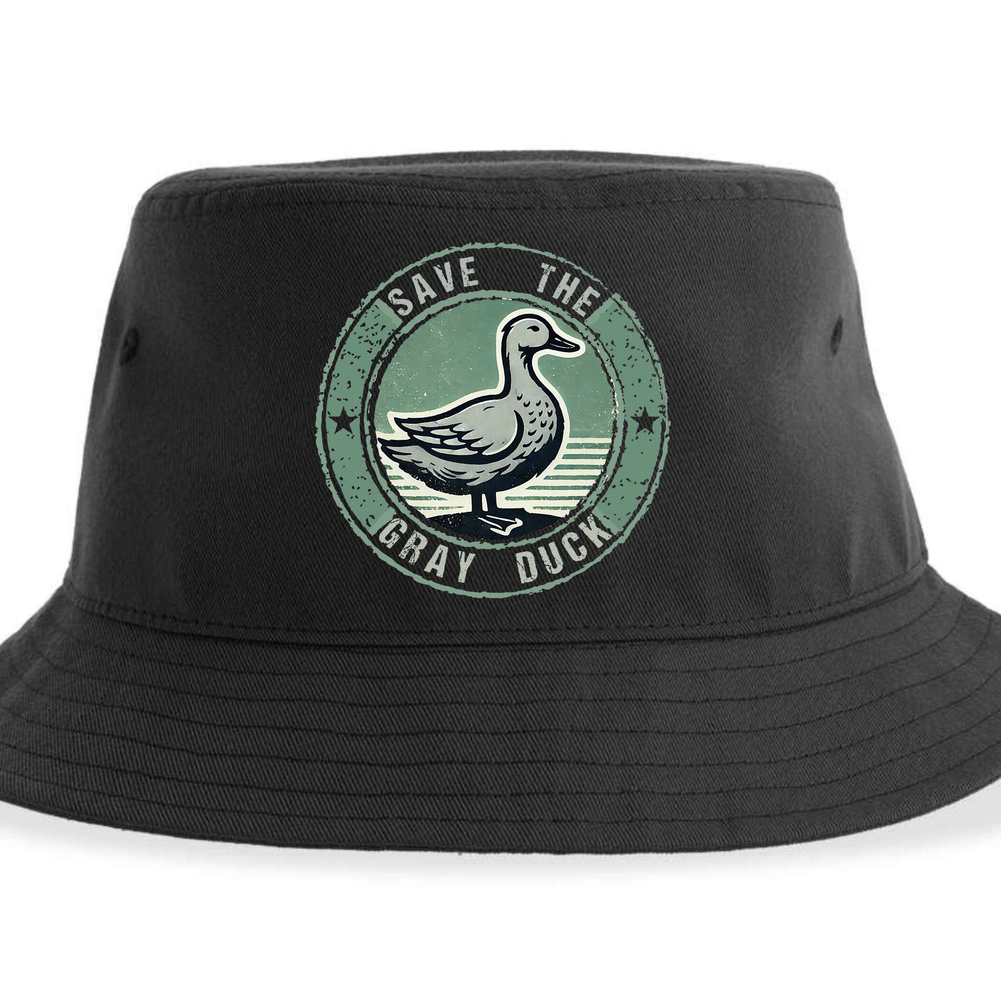 Save The Gray Duck Sustainable Bucket Hat