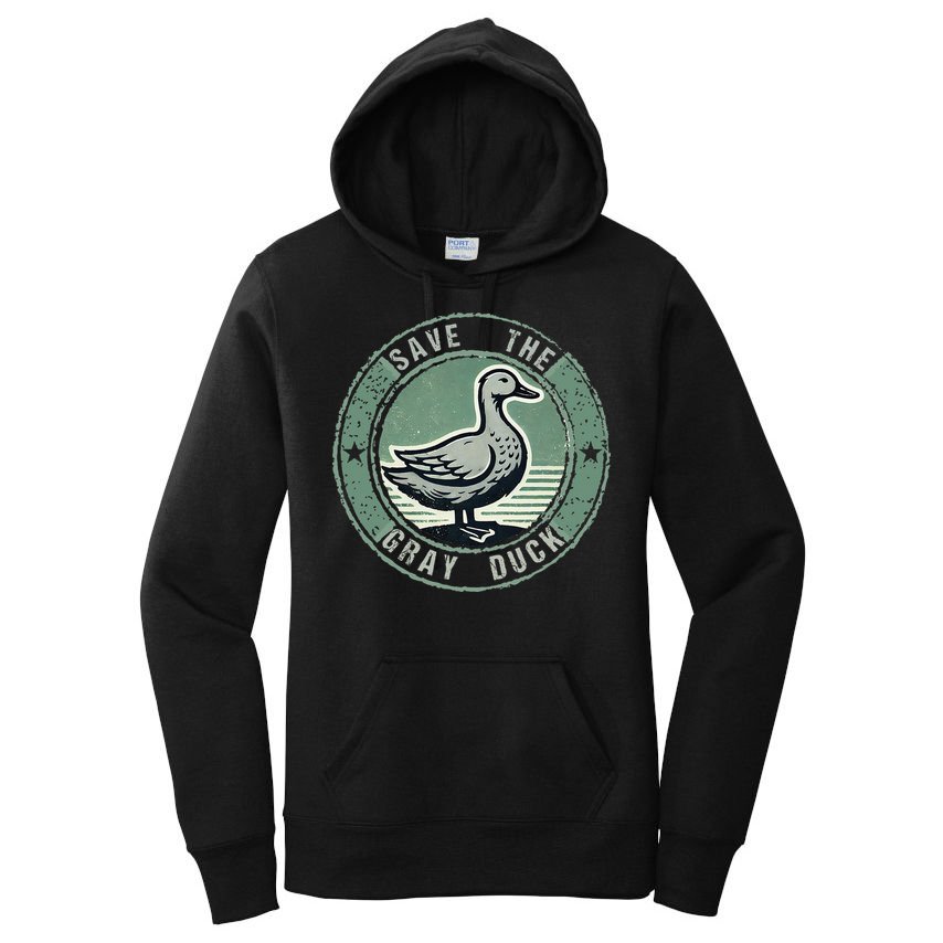 Save The Gray Duck Women's Pullover Hoodie