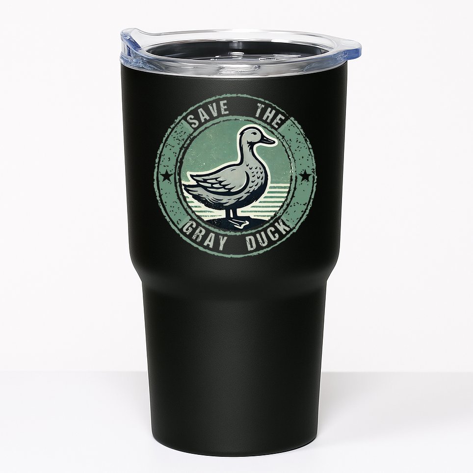 Save The Gray Duck Tumbler