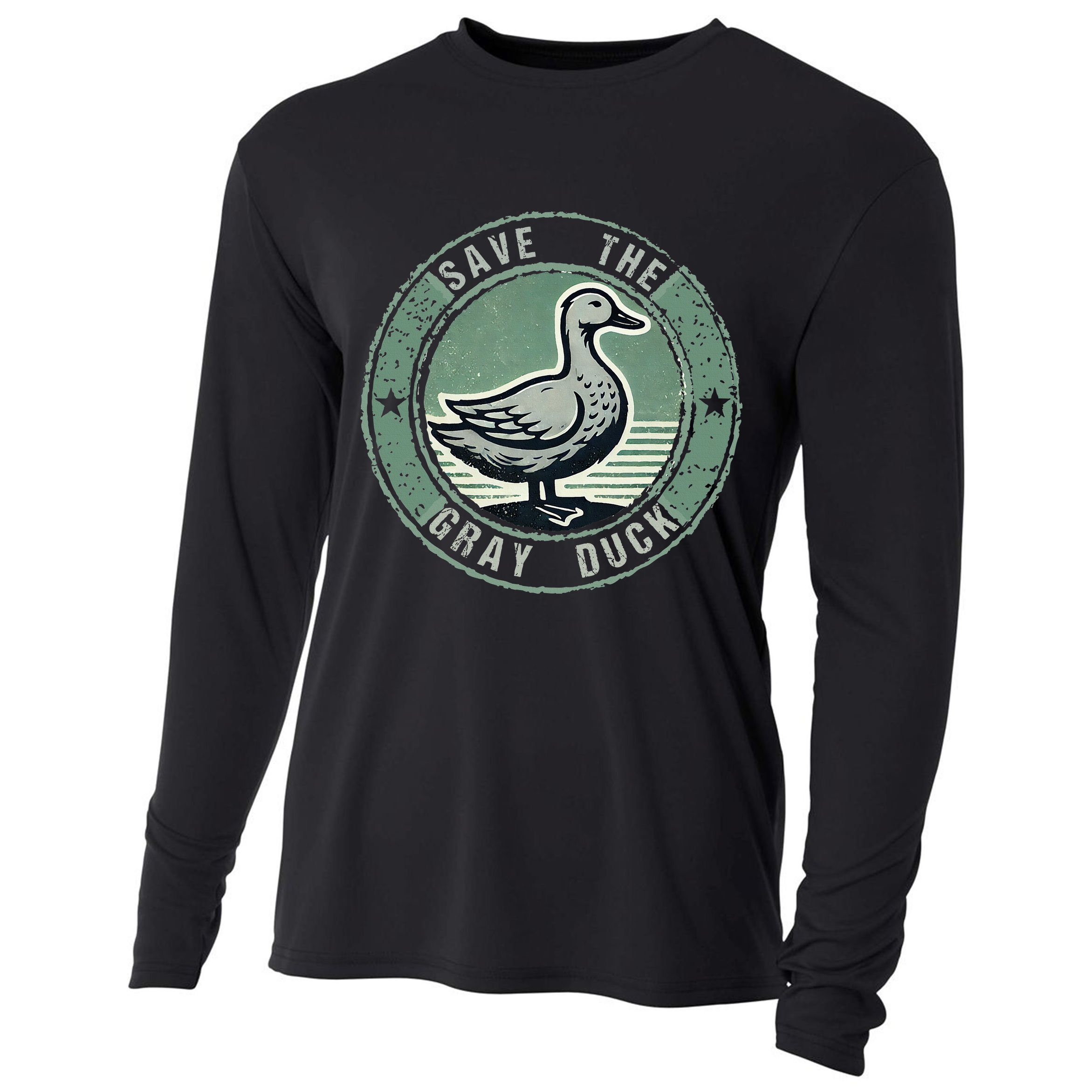 Save The Gray Duck Cooling Performance Long Sleeve Crew