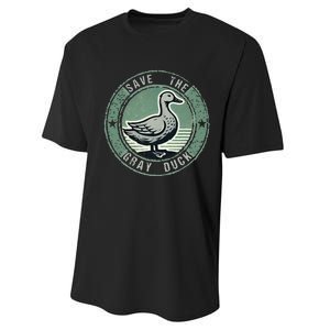 Save The Gray Duck Performance Sprint T-Shirt