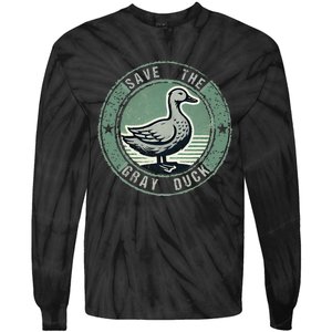 Save The Gray Duck Tie-Dye Long Sleeve Shirt