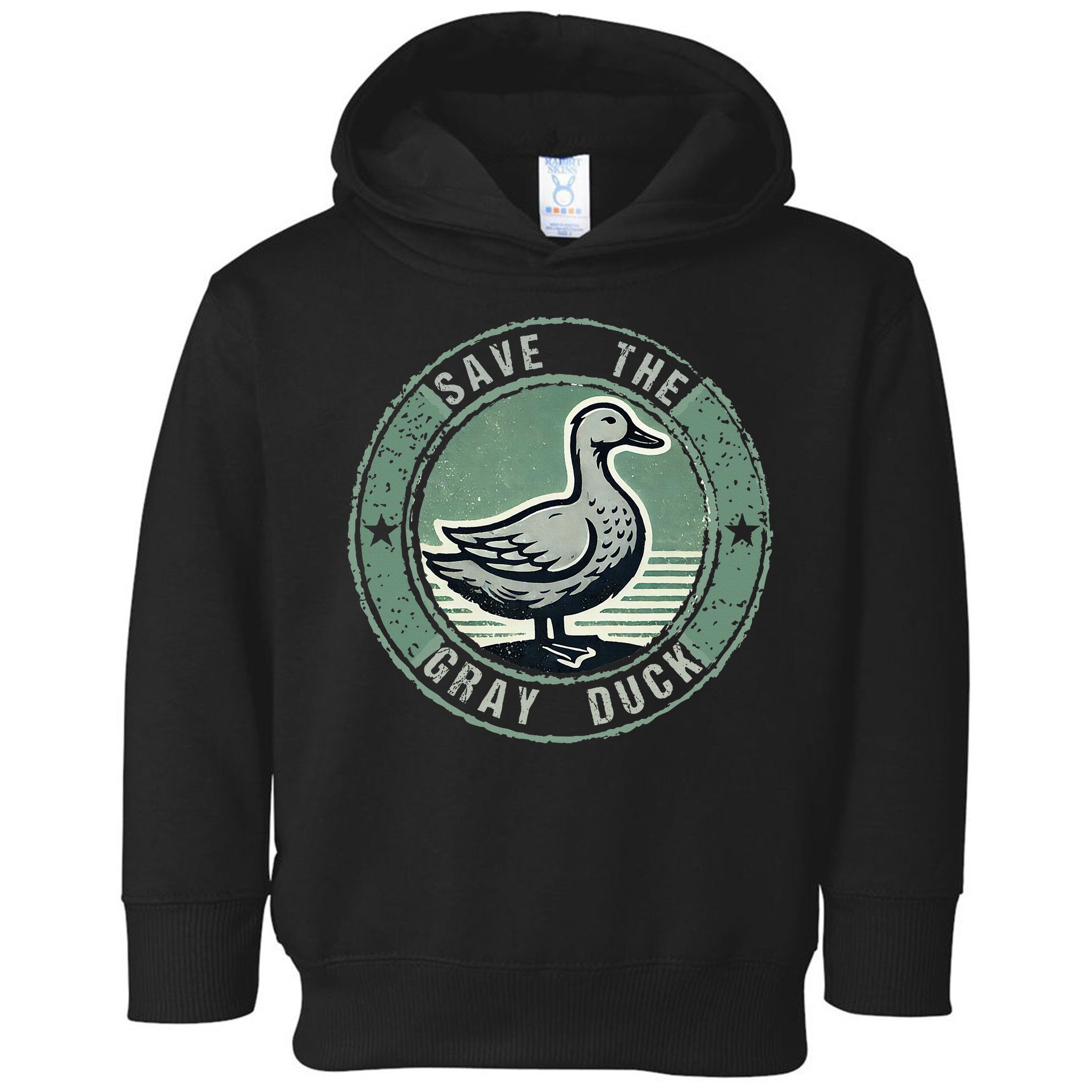 Save The Gray Duck Toddler Hoodie