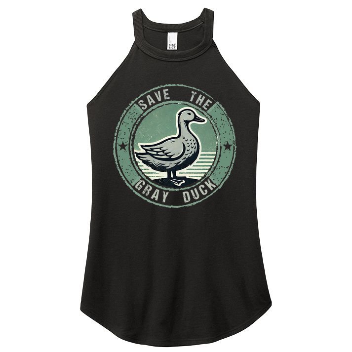 Save The Gray Duck Women's Perfect Tri Rocker Tank