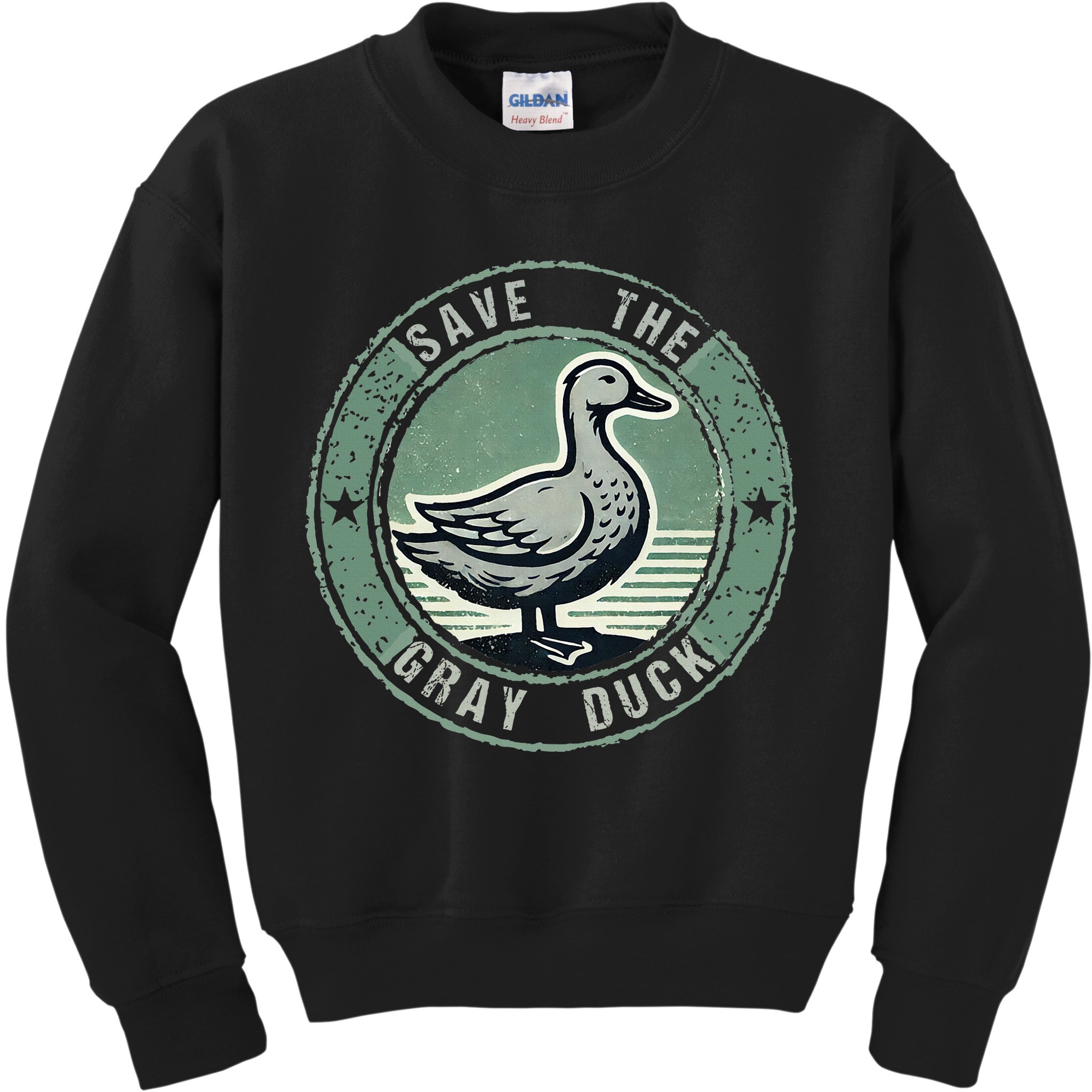 Save The Gray Duck Kids Sweatshirt