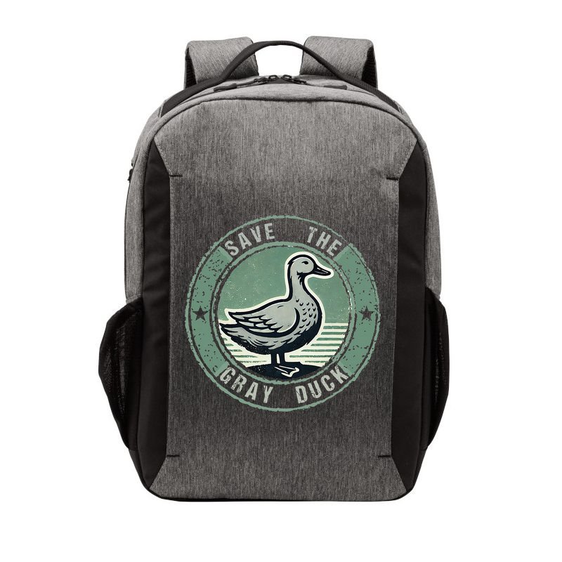 Save The Gray Duck Vector Backpack