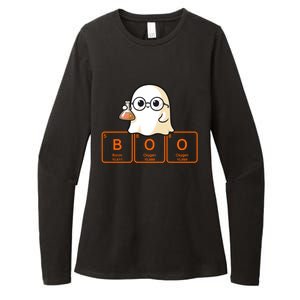 Science Teacher Ghost Halloween Chemistry Boo Elets Gift Womens CVC Long Sleeve Shirt