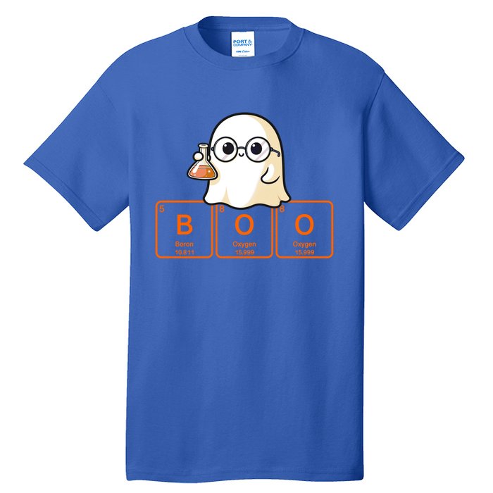 Science Teacher Ghost Halloween Chemistry Boo Elets Gift Tall T-Shirt