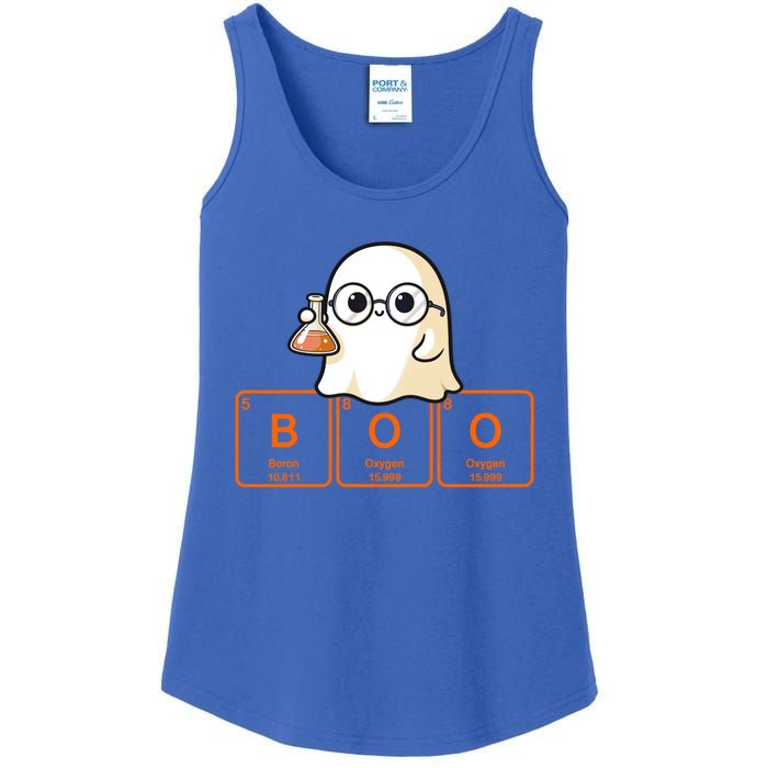 Science Teacher Ghost Halloween Chemistry Boo Elets Gift Ladies Essential Tank