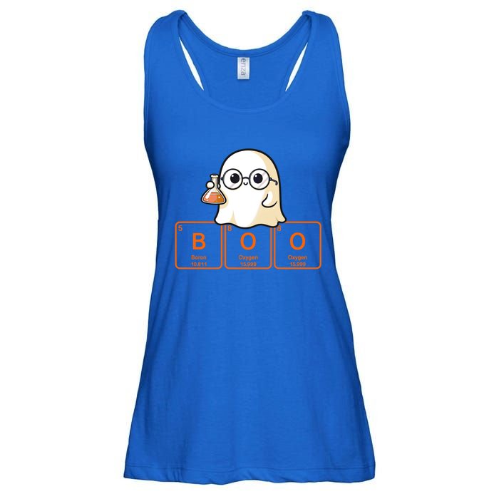 Science Teacher Ghost Halloween Chemistry Boo Elets Gift Ladies Essential Flowy Tank