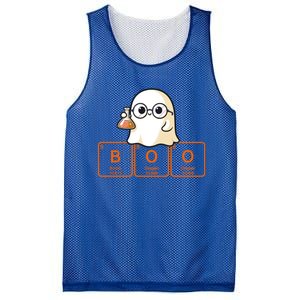 Science Teacher Ghost Halloween Chemistry Boo Elets Gift Mesh Reversible Basketball Jersey Tank