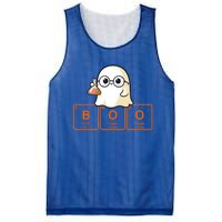 Science Teacher Ghost Halloween Chemistry Boo Elets Gift Mesh Reversible Basketball Jersey Tank