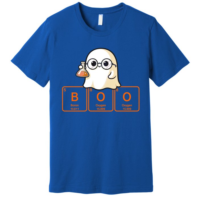 Science Teacher Ghost Halloween Chemistry Boo Elets Gift Premium T-Shirt