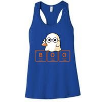 Science Teacher Ghost Halloween Chemistry Boo Elets Gift Women's Racerback Tank