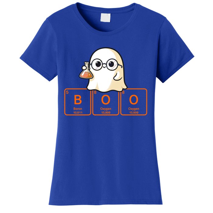 Science Teacher Ghost Halloween Chemistry Boo Elets Gift Women's T-Shirt