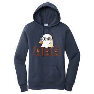 Science Teacher Ghost Halloween Chemistry Boo Elets Gift Women's Pullover Hoodie